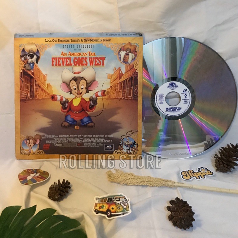 LaserDisc Film Kartun Karaoke / Piringan Laser Disk 90's