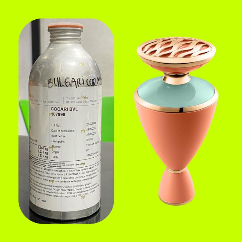 bibit parfum Bulgari coralia original 100mg murni asli