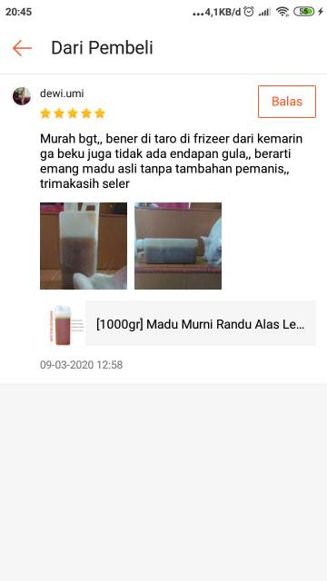 

2Xbtygneal Sakha Snack ) [1000Gr]Madu Murni Randu Alas Lebah Unggul Mellifera Apis Melifera Madu