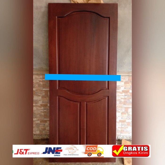 Daun Pintu Rumah/Kamar Kayu Jati Minimalis