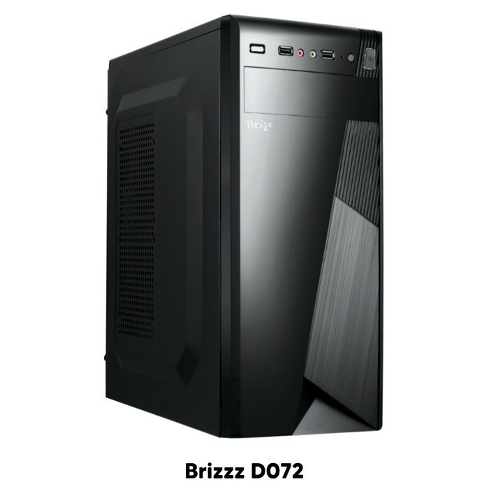 CASING PC KOMPUTER BRIZZ MID TOWER ATX D072 / D 072 PLUS PSU 500 WATT