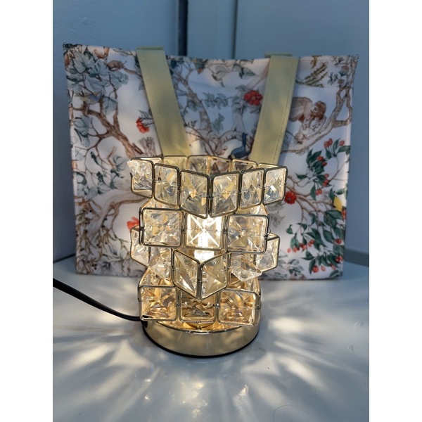 Lampu tidur crystal / Lampu crystal / Lampu pajangan crystal / Lamput tidur crystal unik