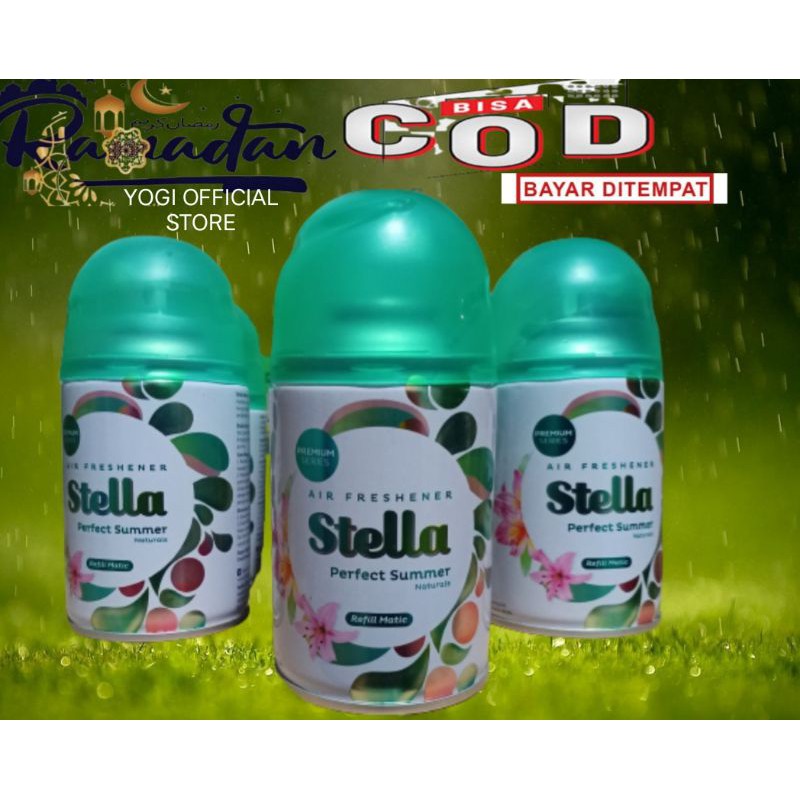 stella matic refiil 225 ml Perfect Summer stella isi ulang