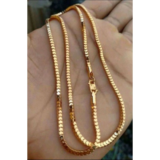KALUNG ITALY MILANO KACA PERHIASAN XUPING LAPIS EMAS
