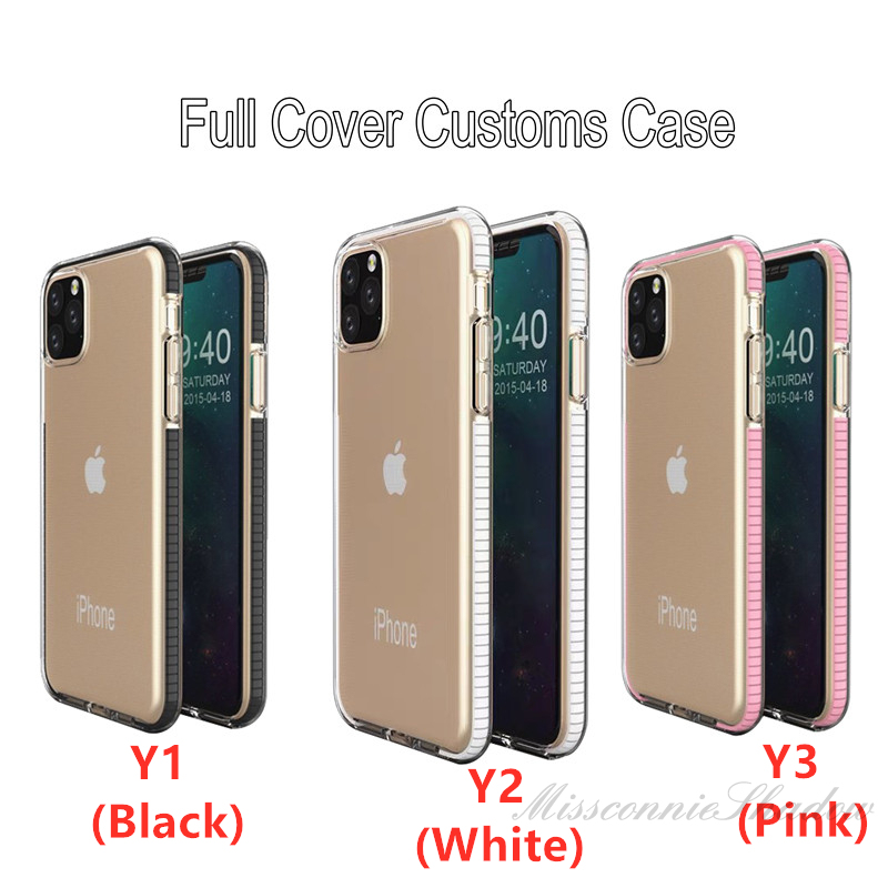 Soft Case Tpu Transparan Shockproof Warna Permen Untuk Iphone 11 12 Pro Max 12 Mini 6 6s 7 8 Plus Se 2020