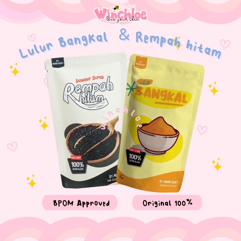 LULUR REMPAH KAYU BANGKAL ORIGINAL BPOM 20 GR / LULUR REMPAH KAYU BANGKAL BY MAMA REZKY