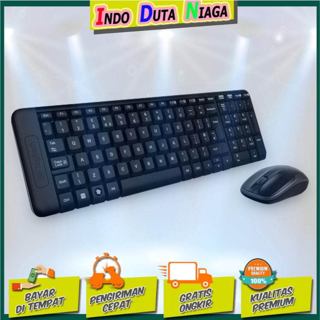 IDN TECH - Logitech Keyboard with Mouse Wireless Combo - MK220