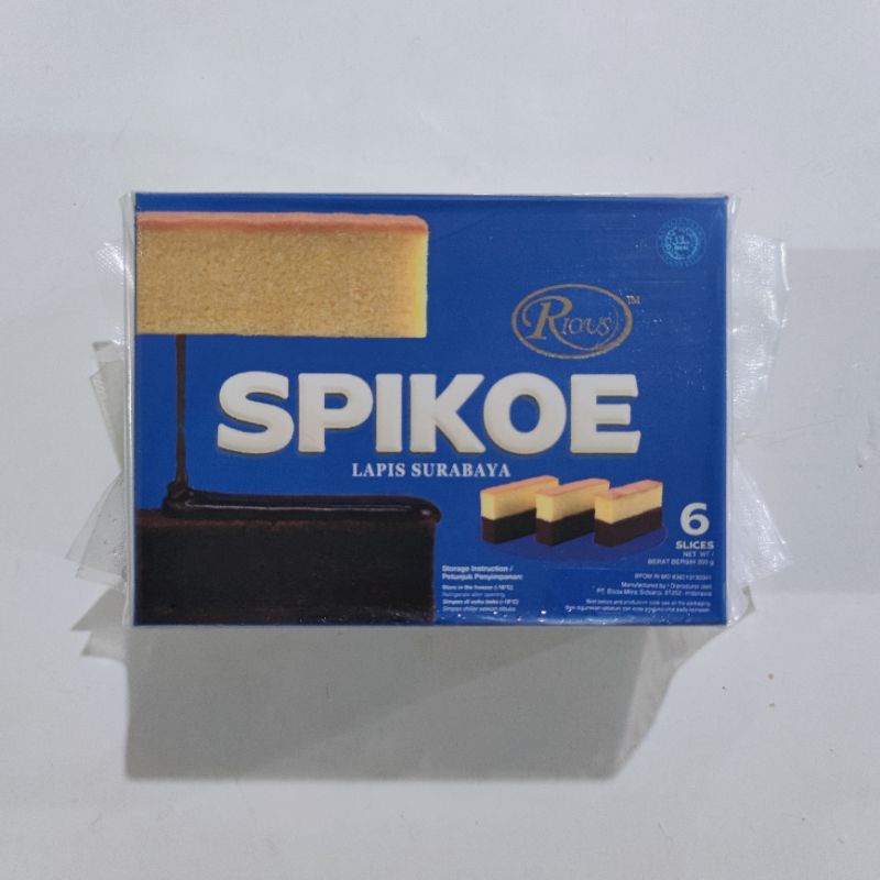 

RIOUS SPIKOE lapis surabaya 6 slices 200gr