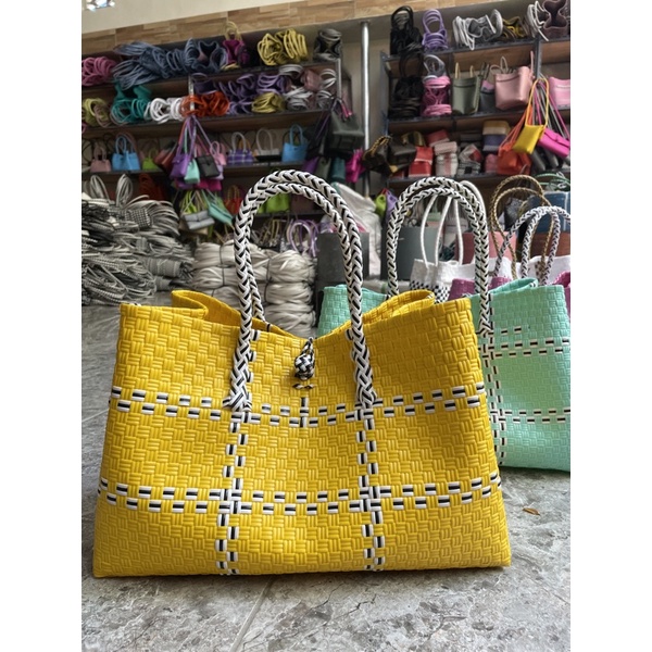 Tas Wanita Anyaman Jali Terbaru Premium / Petty XXL / Tas Kantor / Tas Serbaguna / Original Handmade READY STOK