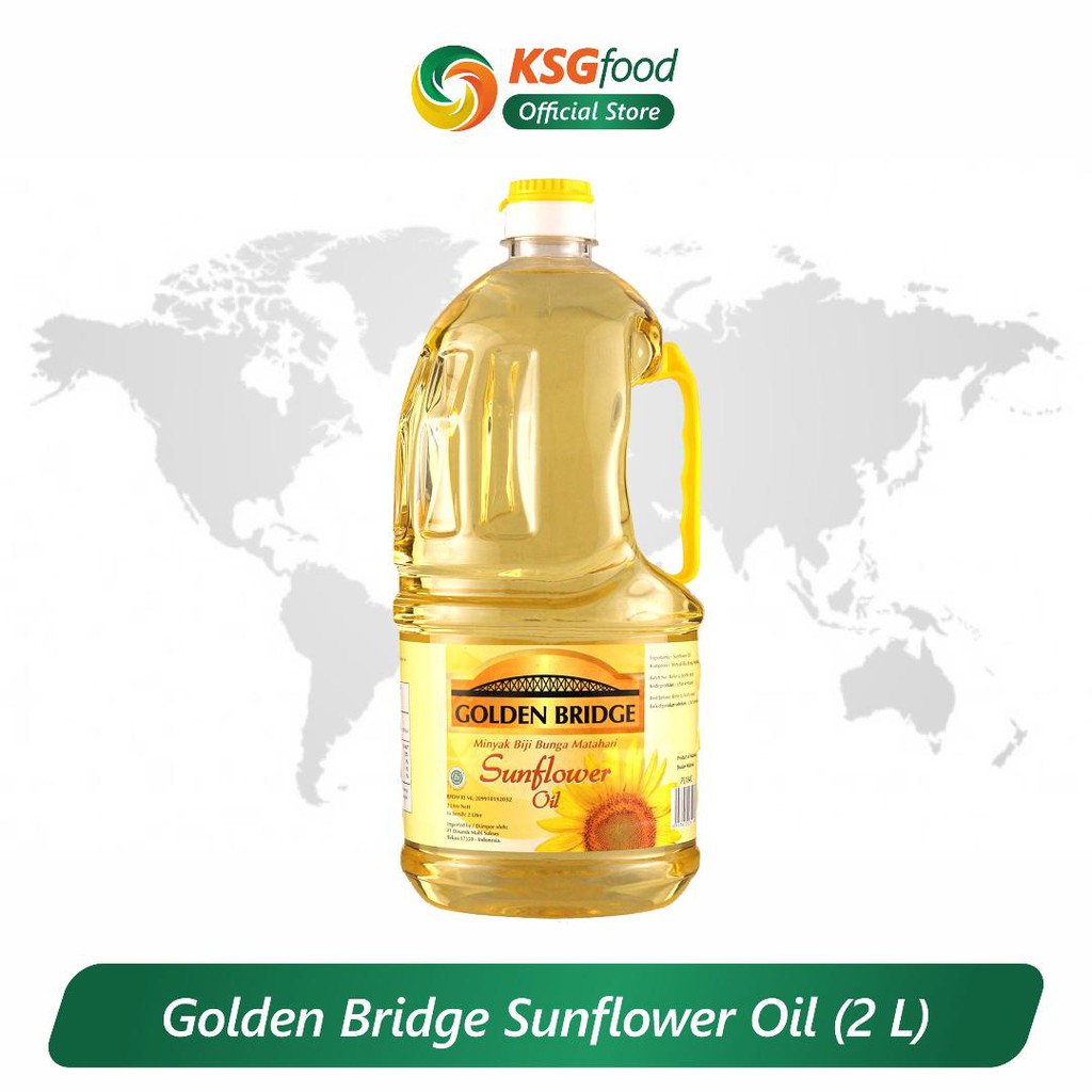 

GOLDEN BRIDGE SUNFLOWER OIL 2LT/MINYAK BUNGA MATAHARI