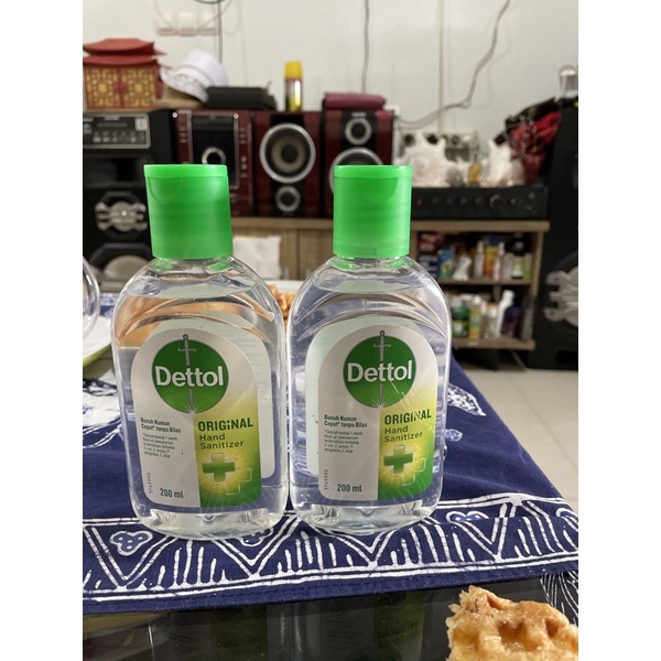 Dettol handsanitizer 200ml beli 1 gratis 1