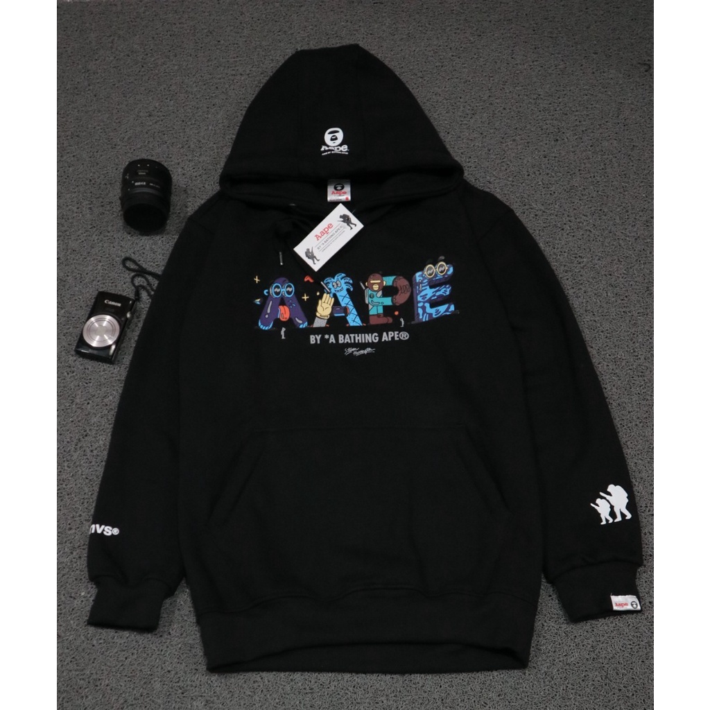 Hoodie  Bape X Aape Crunch l Jaket Sweater Bape X Aape Crunch Premium Hight Quality