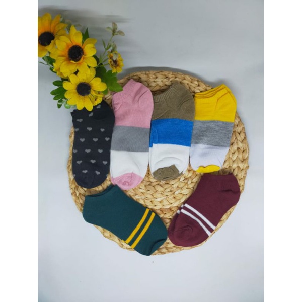 Kaos Kaki Polos Semata Kaki / Kaos Kaki Ankle Cute / Socks Short Socks Sepatu