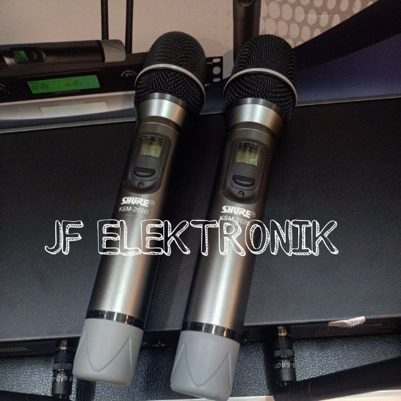 MICROPHONE WIRELESS KSM 2000 / KSM2000 2 MIC PEGANG GARANSI 1 TAHUN