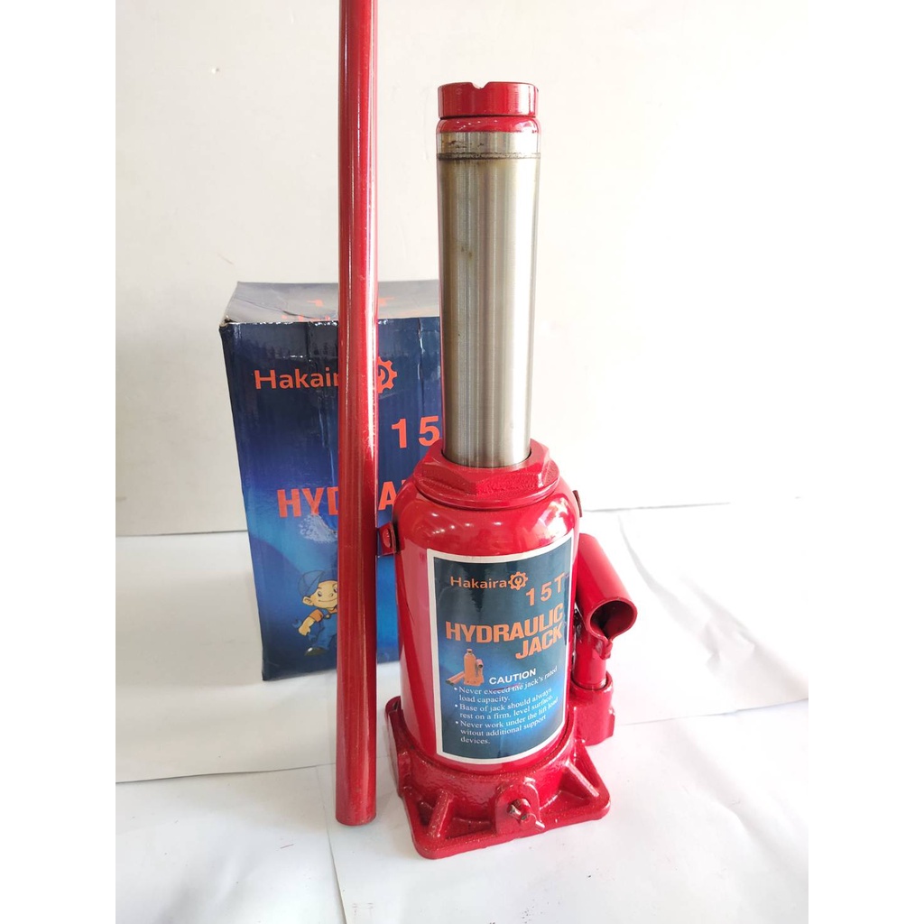 DONGKRAK BOTOL / DONGKRAK MOBIL 15 TON MERAH HAKAIRA