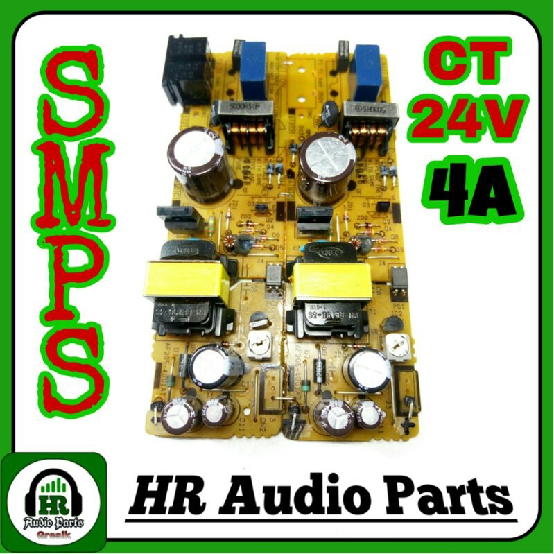 Smps CT 24v 4A or DC 48v 2A PSU Parametrik / Mixer / Tone Control / Equalizer / Kipas / Dinamo dll