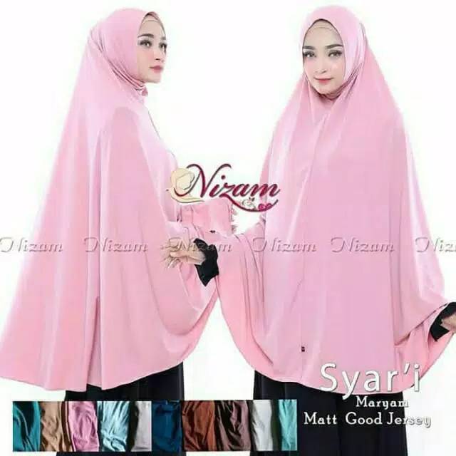 GS. Bergo Hijab Non Pet Super Jumbo Jersey