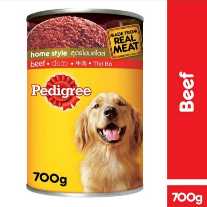 PEDIGREE® Makanan Anjing Basah Kaleng Rasa Beef 700 g (DS