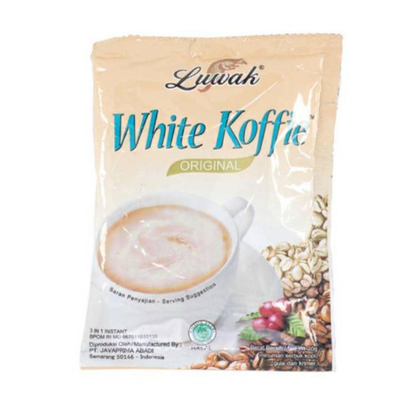 

Luwak White Koffie || Kopi Sachet