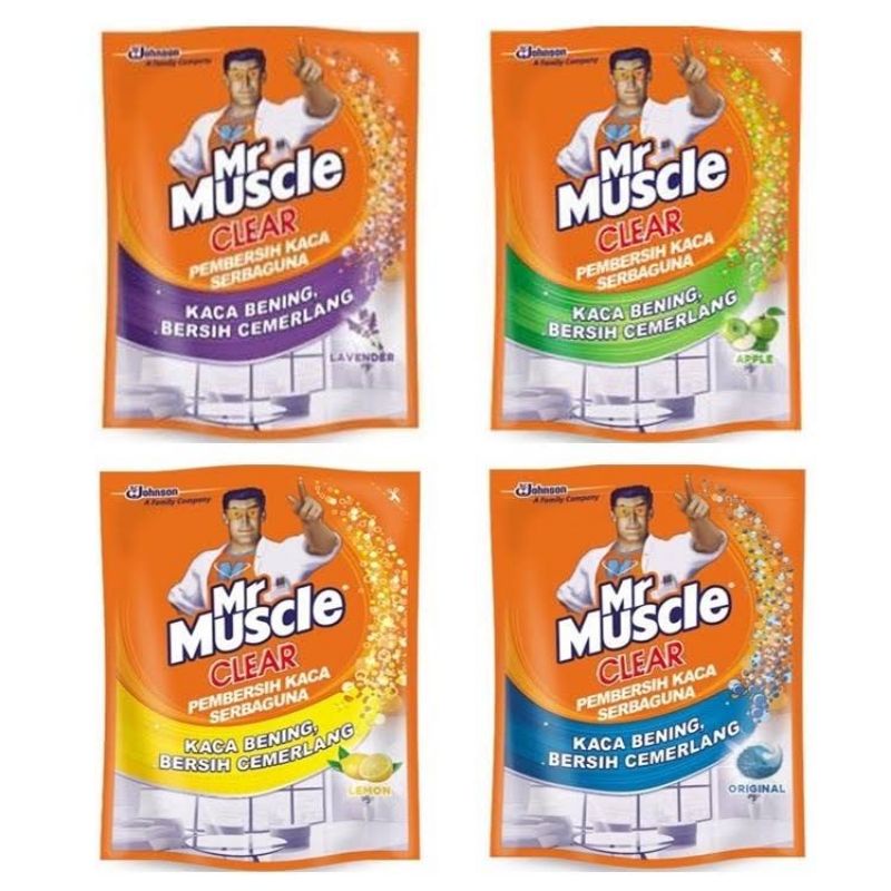 Mr Muscle Pembersih Kaca 440ml (Refill)