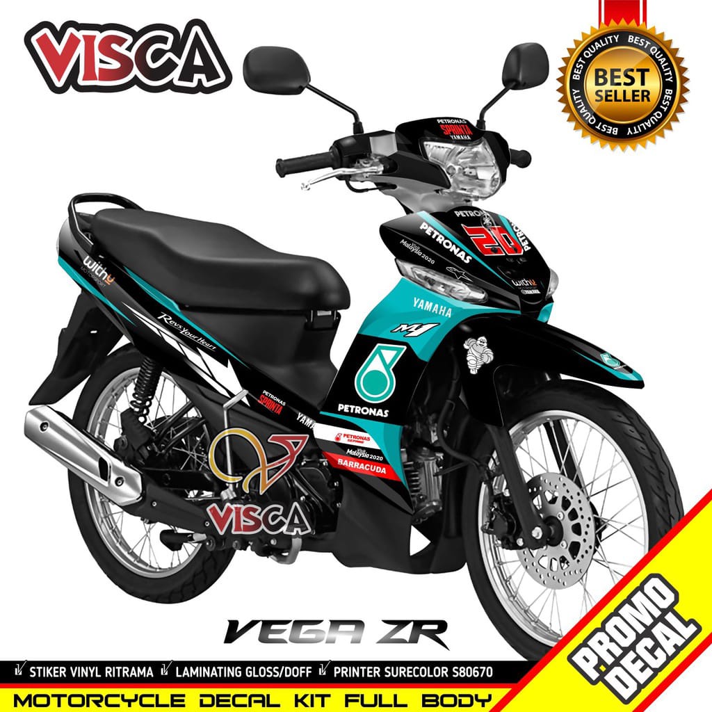 Decal Stiker Vega Zr Striping Motor Vega Zr Petronas