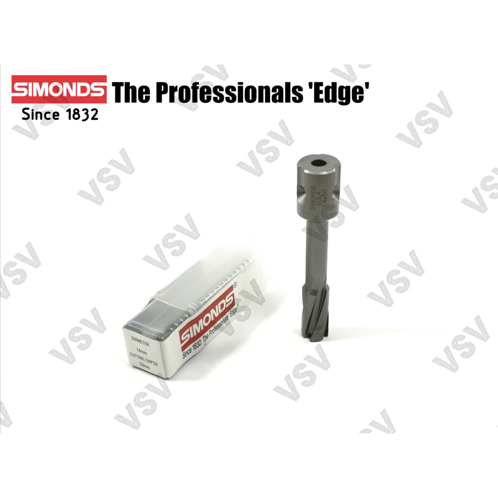 SIMONDS Annular Cutter 14mm Mata Bor Jet Broach Holesaw Bor Magnet