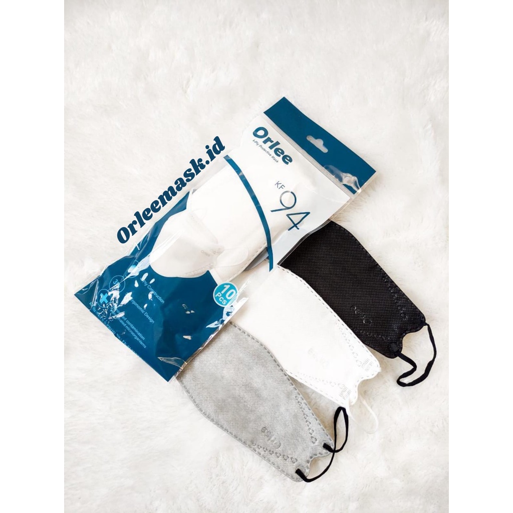 ORLEE Masker KF94 Earloop 4ply isi 10pcs