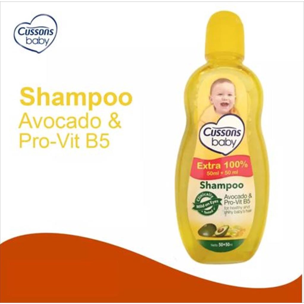 CUSSONS Baby Shampoo Avocado &amp; Pro Vit B5 100ml + 100 ml