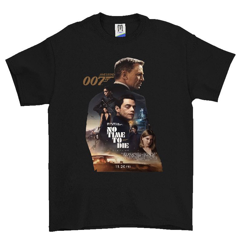 kaos tshirt movie james bond