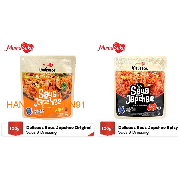

Saus Japchae Stir Vermicelli Bumbu Soun Bihun Mie Goreng Daging Panggang MamaSuka Delisaos Sauce saos Bumbu Korea 100 gr HALAL SS91