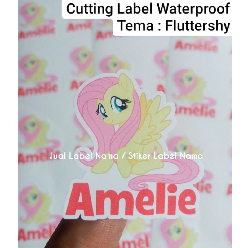 

FLUTTERSHY CUTTING LABEL WATERPROOF