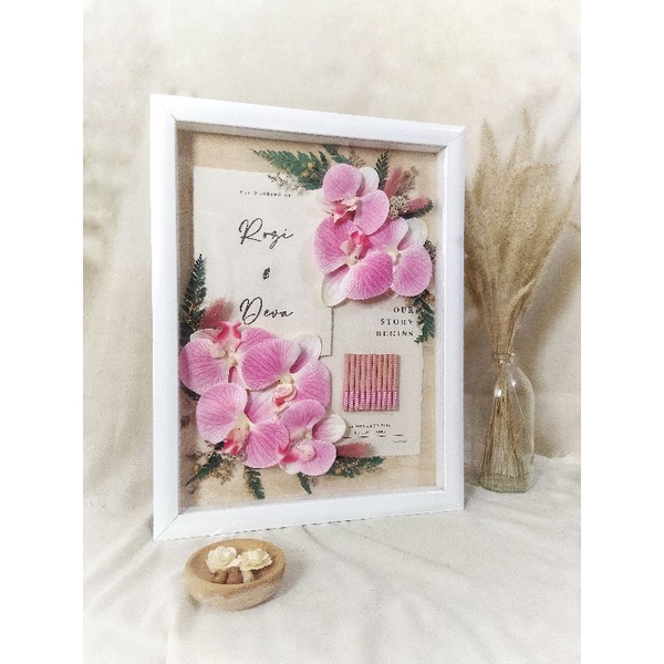 MAHAR PERNIKAHAN 12R (30x40cm) /MAHAR RUSTIC/FRAME MAHAR/MAHAR MURAH