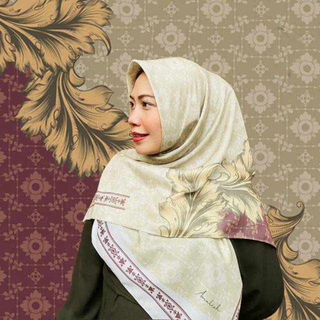 Hijab voal ultrafine, motif : Zahra