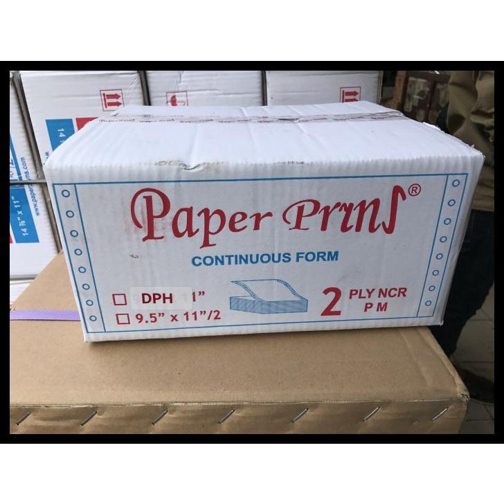 

COD PAPER PRINT CONTINUOUS FORM 9.5 X 11/2 2 PLY KERTAS CONTINUOUS COD