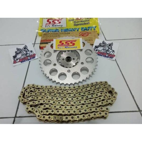 VPTF GirSet Gearset Gir Gear Set Sss 428 CBR CB 150 R15 VIXION JUPITER MX KING SONIC MEGAPRO VERZA T