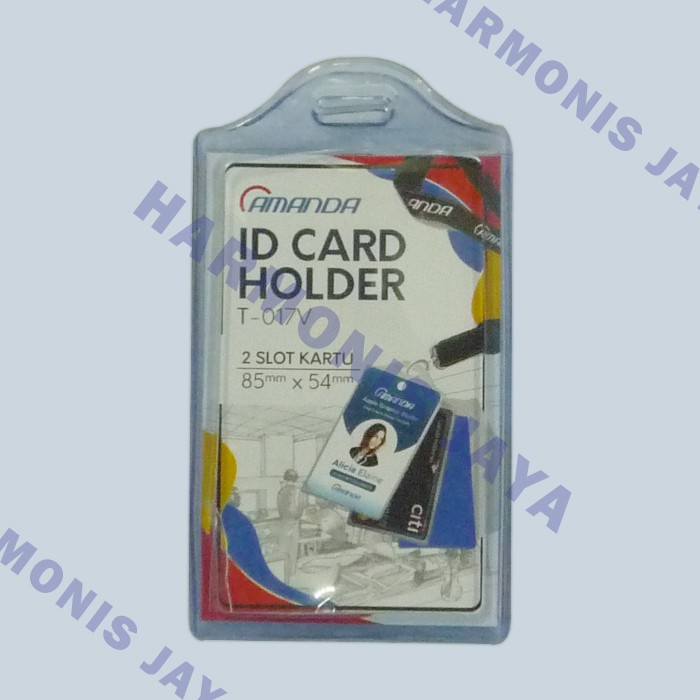

ID Card Holder Merk AMANDA Model 2 Slot T-017V