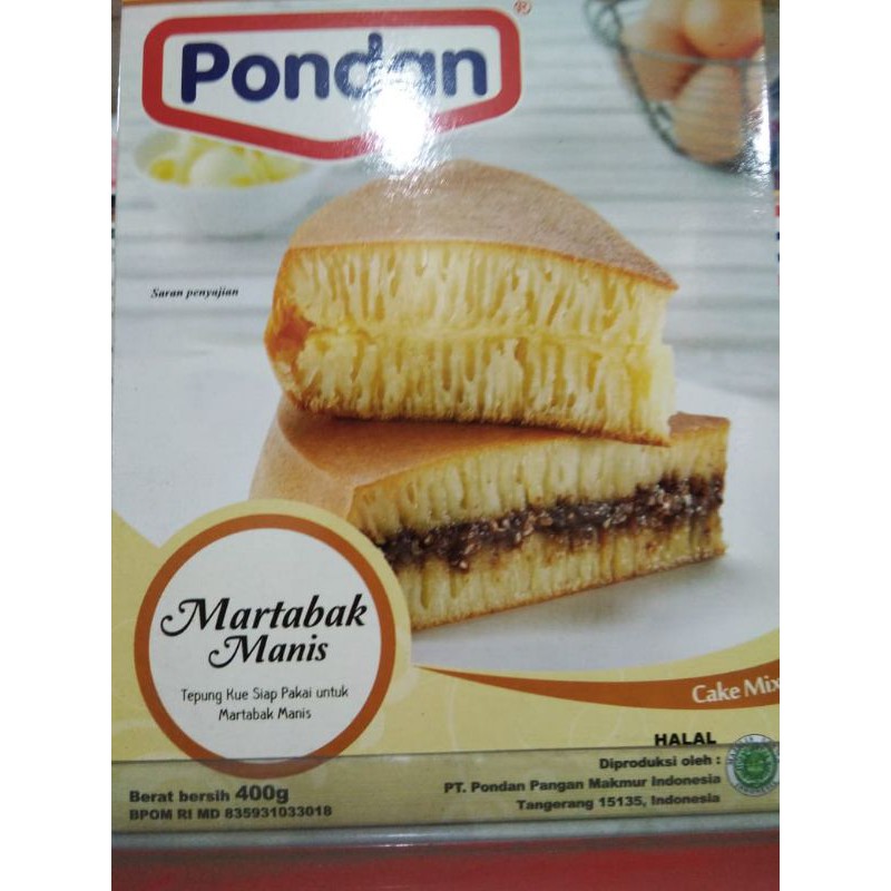 

pondan martabak manis 400 gr