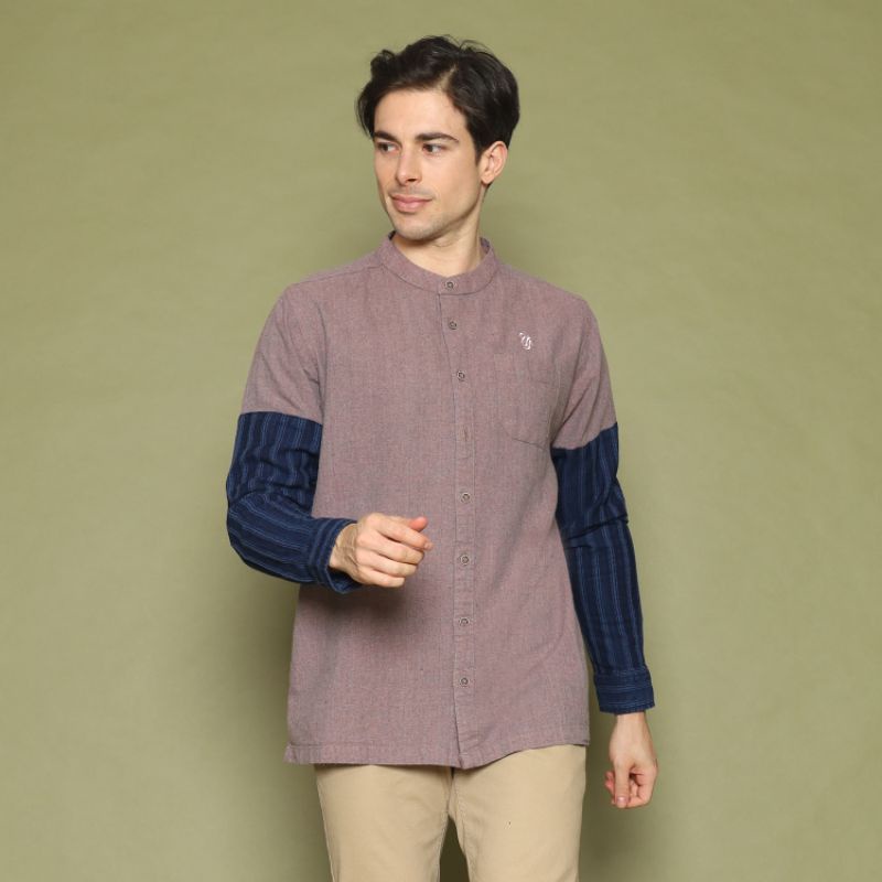 Binauf kemeja koko lengan panjang kemko ikami