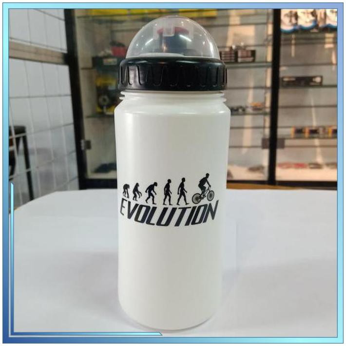 Botol Bottle Bidon Tempat Minum Sepeda Evolution 500Cc White Wr6X