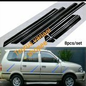 lis list body bodi samping pintu mobil toyota kijang new long 1997 sampai 2004 kapsul lgx krista lsx