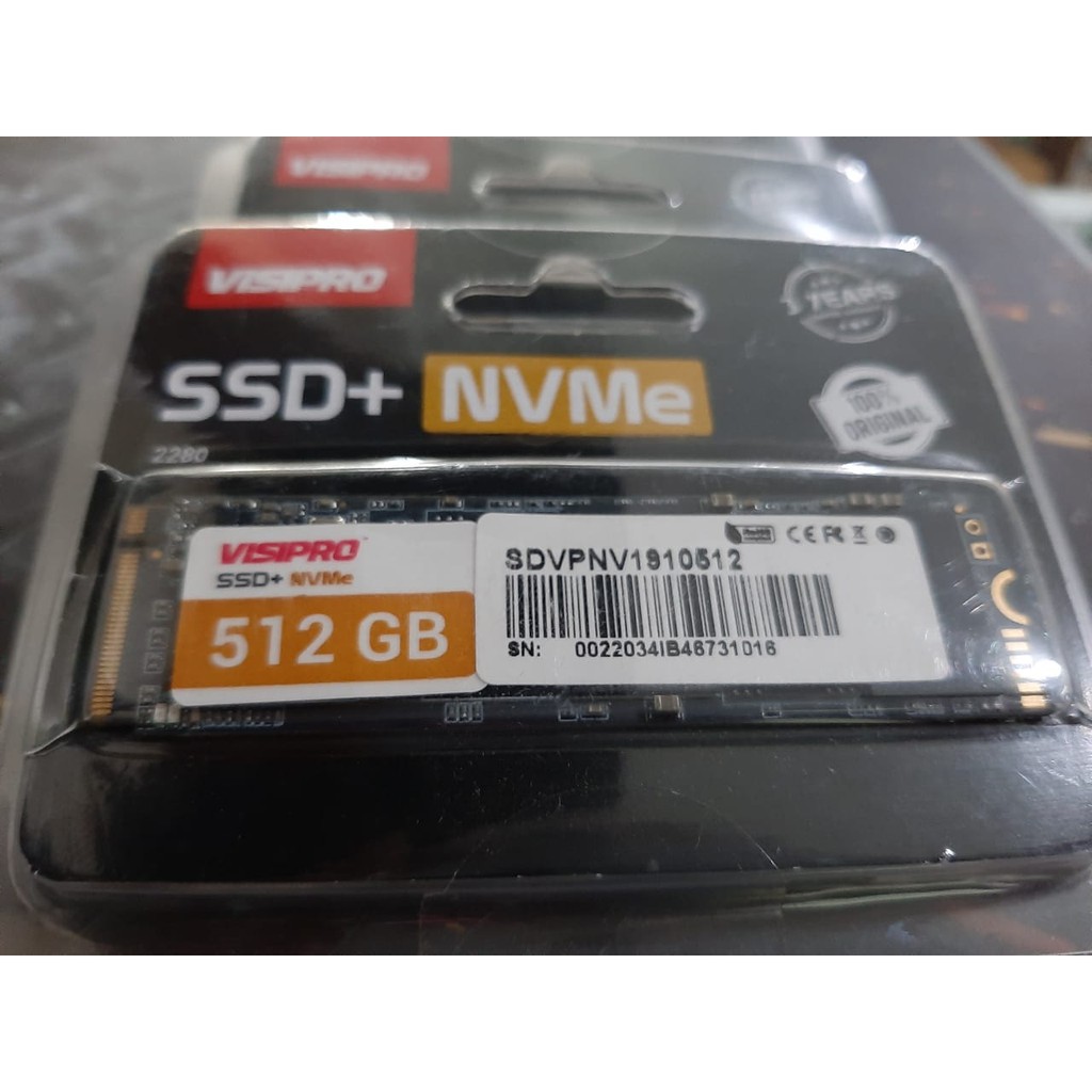 SSD VISIPRO SSD+ 512GB M.2 NVMe MANTAF GAN