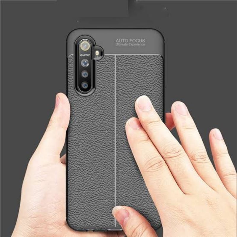 casing realme 6 pro autofocus fiber carbon softcase
