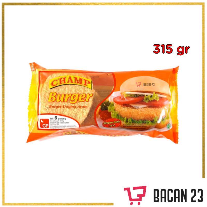 

Champ Burger isi 6 pcs (315gr)