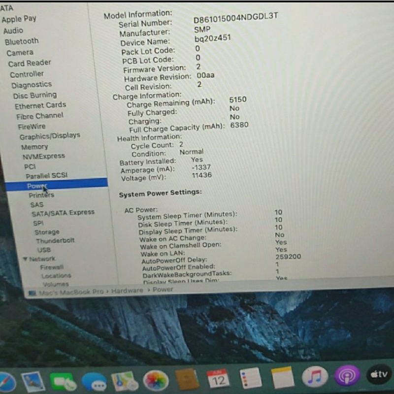 Laptop Macbook Pro Retina 13 inc Late Thn 2012 Cor i5 2.5Ghz Ram 8GB CC Rendah 2 MacOs Catalina