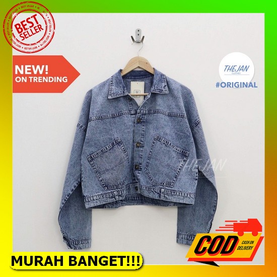 Jaket Jeans Jins Wanita Levis Kekinian Cewek Terbaru 2021 Import Nh798 [Ashanty Snow Ro]Jaket Wanit 