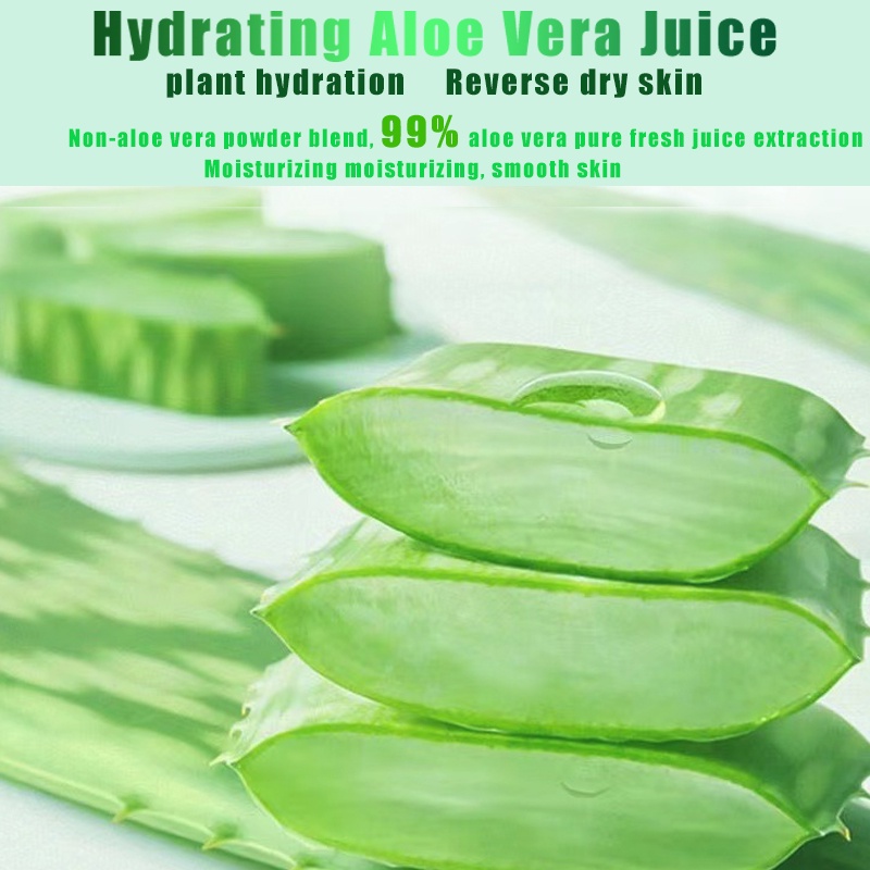 aloe vera gel yang menenangkan untuk wajah jerawat gel Jerawat/pemutih/pelembab/mencerahkan- Seluruh tubuh tersedia[【40g】】