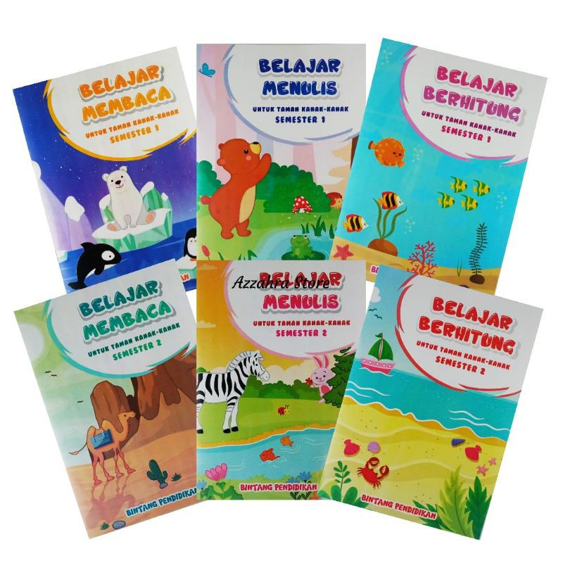 Buku LKS  Calistung Paud TK Bintang Pendidikan