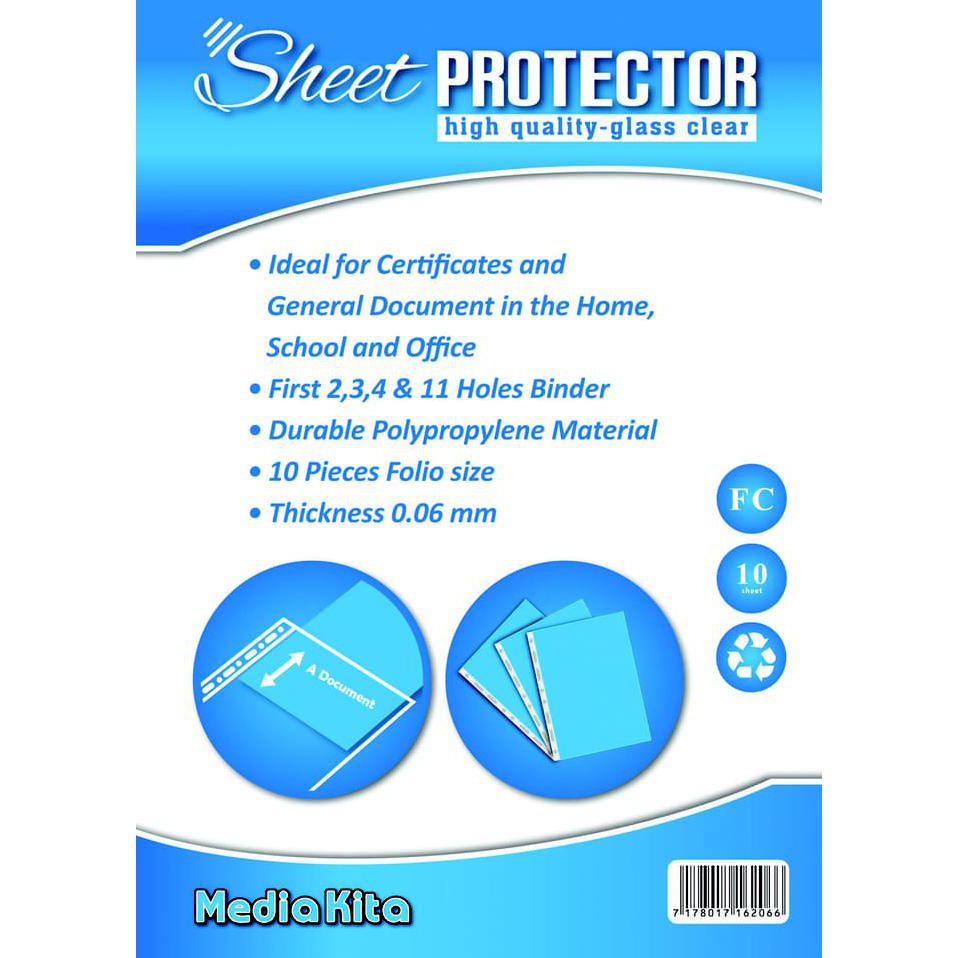 Sheet Protector Folio