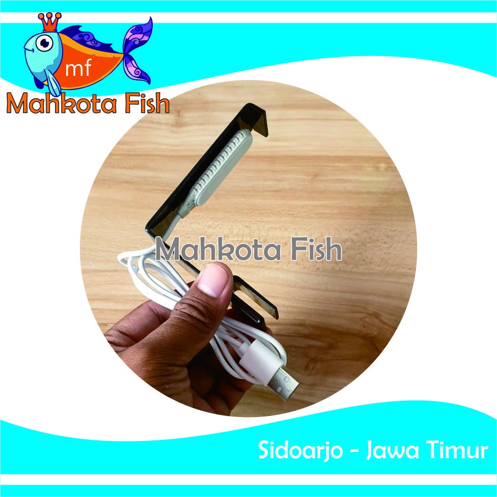 Lampu SOLITER Aquarium | Lampu Cupang | Lampu USB (Adaptor Cas) (GRATIS KARDUS)