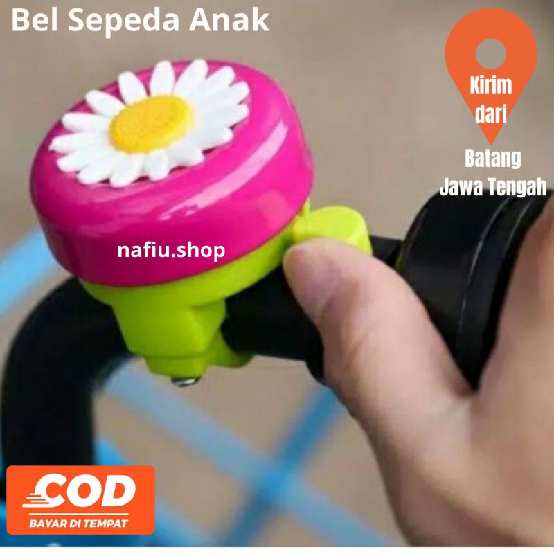 (COD) Bel Sepeda Anak model Bunga